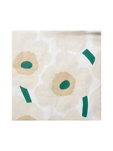Marimekko - Pabersalvrätikud Unikko, 20 tk - SAND GREEN | Stockmann