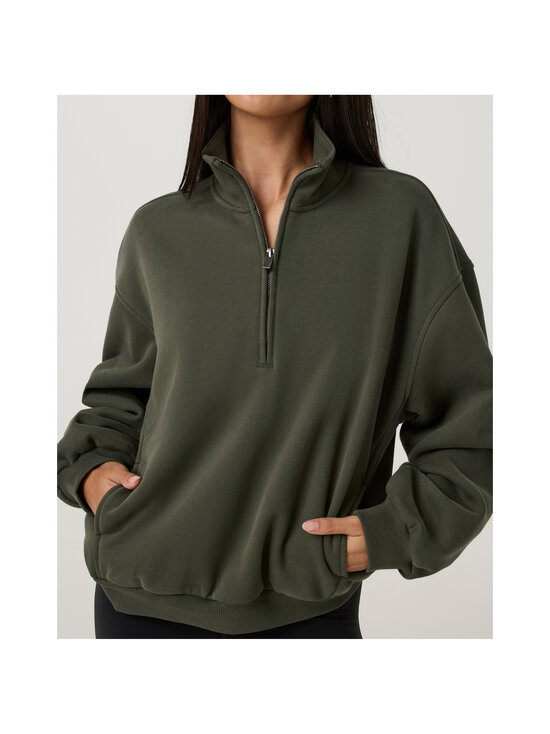 Vuori - Restore Oversized Half Zip -collegepaita - ARM ARMY | Stockmann - photo 6