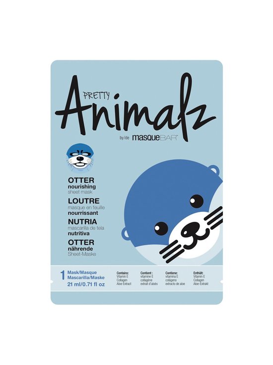 Pretty Animalz Otter Mask -kangasnaamio 21 ml