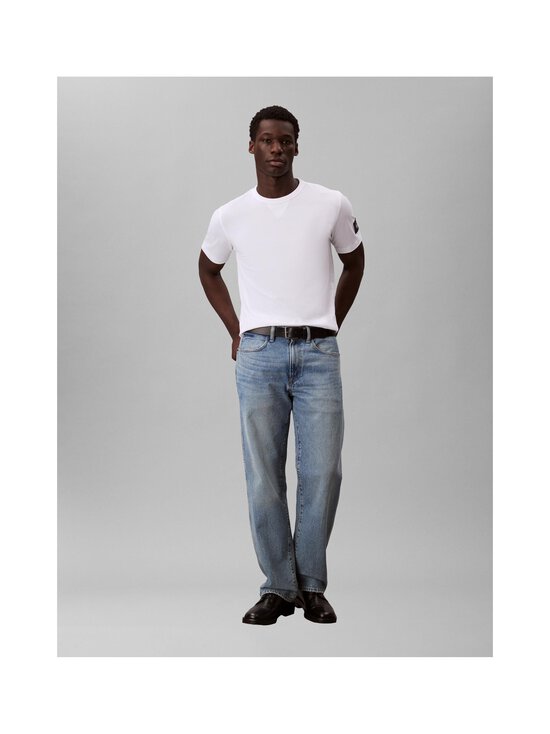 Calvin Klein Jeans - Badge Regular t-paita - YAF BRIGHT WHITE | Stockmann - photo 5