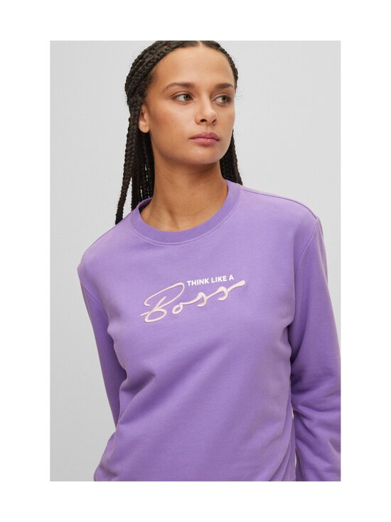 BOSS - Motive-collegepaita - 527 BRIGHT PURPLE - photo 4 BOSS - Motive-collegepaita - 527 BRIGHT PURPLE | Stockmann - photo 4