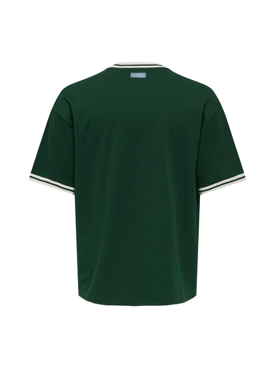 Only & Sons - OnsLes Classiques Caspian Boxy t-paita - PINE GROVE PRINT:EGRET | Stockmann - photo 2