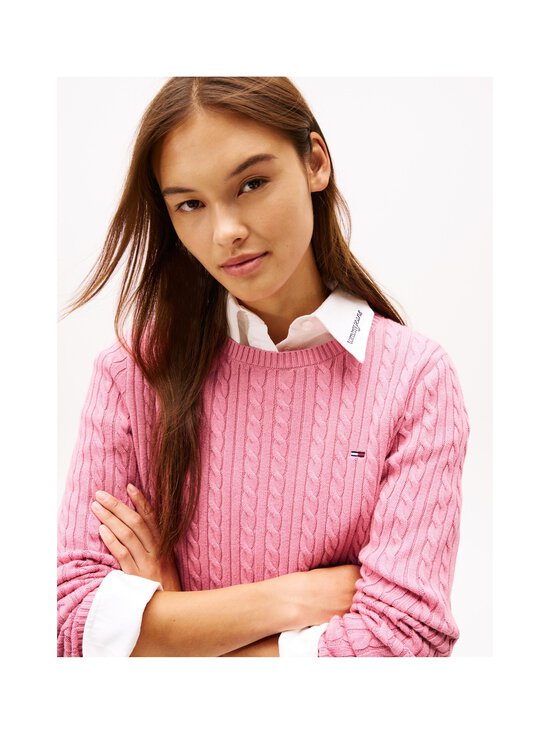 Tommy Jeans - Essential-palmikkoneule - THC MYSTIC PINK | Stockmann - photo 5