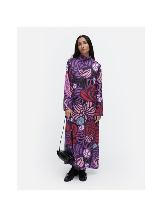 Marimekko - Aikakausi Torstai -mekko - 439 VIOLET, RED, PINK, BLACK | Stockmann - photo 3