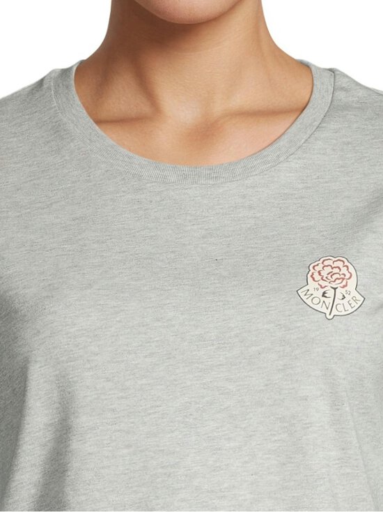 Moncler - T-paita - 979 LIGHT GREY | Stockmann - photo 4