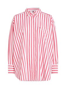 Tommy Hilfiger Curve - Icon Oversized -paitapusero - 0FL BANKER STP BRIGHT CERISE | Stockmann