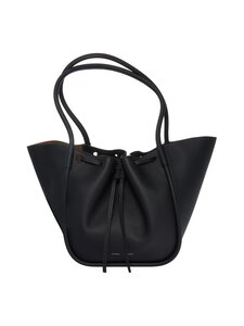 Proenza Schouler - Large Ruched Tote -nahkalaukku - 001 BLACK | Stockmann