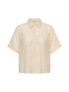 MY ESSENTIAL WARDROBE - MWHally Boxy -paita - 190 OATMEAL W. DOTS | Stockmann
