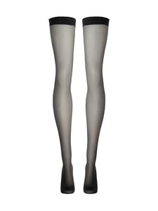 Wolford - Backseam Illusion Stay-Up zeķes 30 den - 7005 BLACK | Stockmann