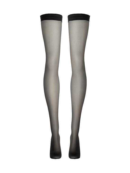 Wolford - Backseam Illusion Stay-Up zeķes 30 den - 7005 BLACK | Stockmann - photo 1