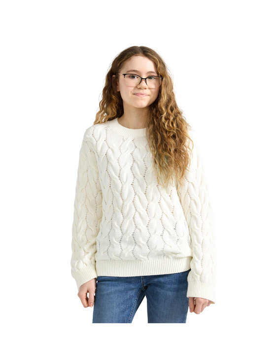 Lindex - Cable Jumper -neulepaita - 300 WHITE | Stockmann - photo 3