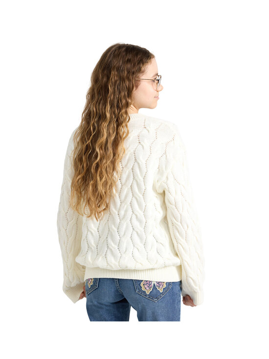 Lindex - Cable Jumper -neulepaita - 300 WHITE | Stockmann - photo 4
