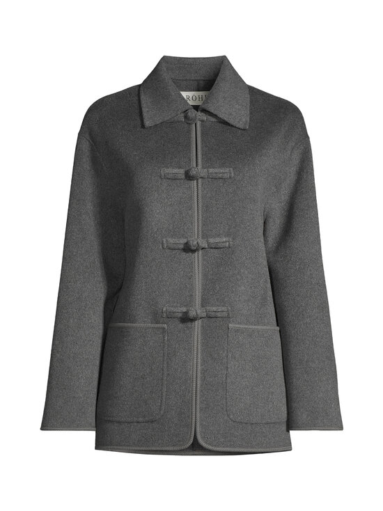 Róhe - Wool Pankou -villakangastakki - DARK GREY MELANGE | Stockmann - photo 1
