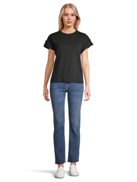 Tommy Hilfiger - Gold Button Modern t-paita - BDS BLACK - photo 2 Tommy Hilfiger - Gold Button Modern t-paita - BDS BLACK | Stockmann - photo 2