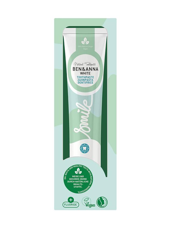 NOCOL Ben Anna Toothpaste White hammastahna 75 ML Suunhoito NOCOL Ben Anna Toothpaste White hammastahna 75 ML Suunhoito