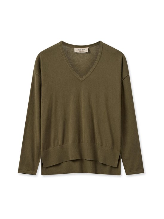 MOS MOSH - MMTani -puuvilla-kashmirneule - BURNT OLIVE - photo 1 MOS MOSH - MMTani -puuvilla-kashmirneule - BURNT OLIVE | Stockmann - photo 1