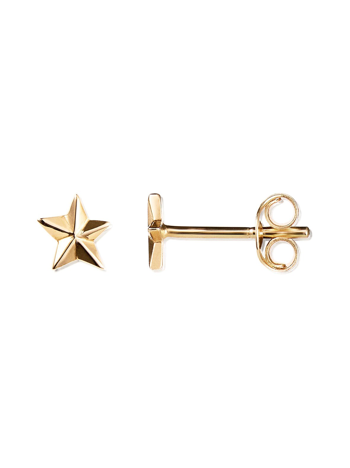 Micro Catch A Falling Star Stud -kultakorvakorut