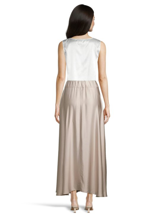 ESSENTIALS by Stockmann - Alice- pitkä satiinihame - BEIGE | Stockmann - photo 4