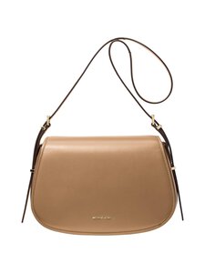 Michael Michael Kors - Lydia Medium Flap Messenger -nahkalaukku - 297 HUSK | Stockmann