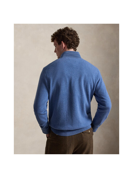 Polo Ralph Lauren - Half Zip Logo -neulepaita - 502 BLUE BORAGE HEATHER | Stockmann - photo 3