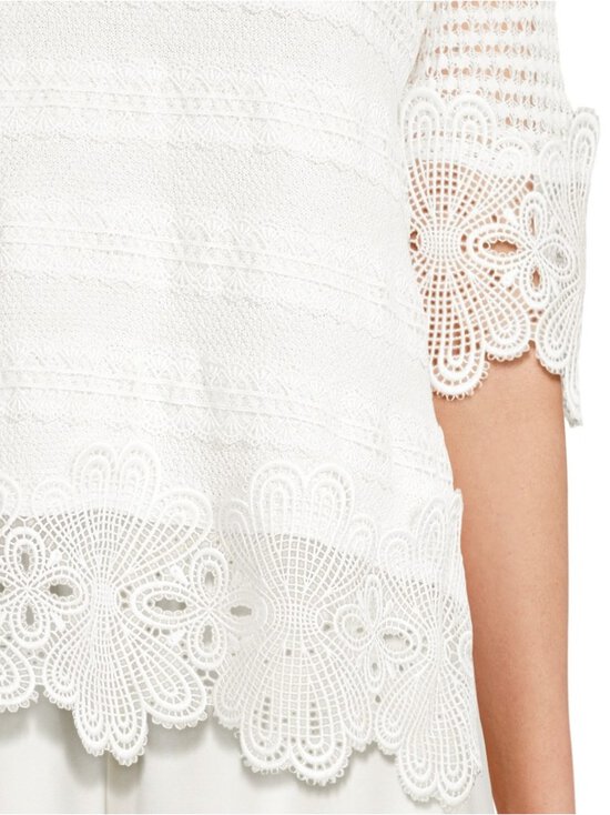 rich & royal - Lace Stitch -neulepaita - 113 PEARL WHITE | Stockmann - photo 4