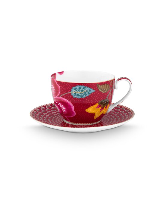 PIP Studio - Blooming Tales Fantasy -kuppi ja lautanen 300 ml - DARK RED | Stockmann - photo 2