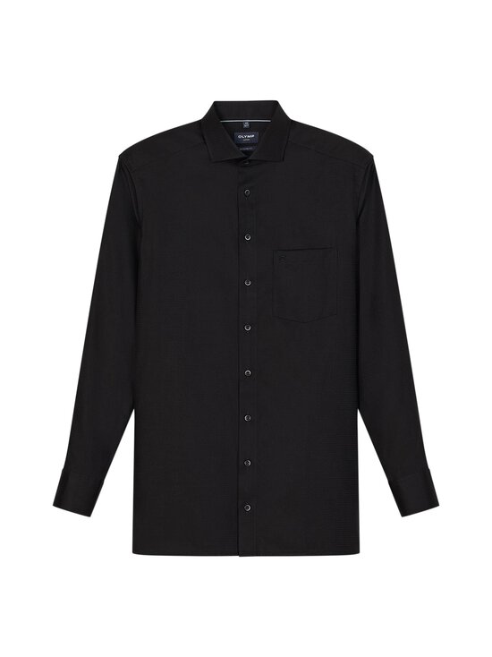 Olymp - Modern fit Structure krekls ar apkakli - 68 SCHWARZ | Stockmann - photo 1