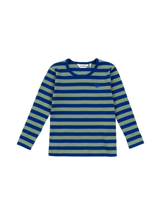 Marimekko - Innostaa Tasaraita Unikko I -trikoopaita - 560 BLUE, GREEN | Stockmann - photo 1