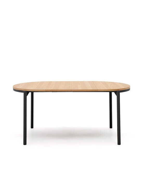 Kave Home - Montuiri- jatkettava ruokapöytä tammi/musta 90 x 90/170 cm - BEIGE | Stockmann - photo 3