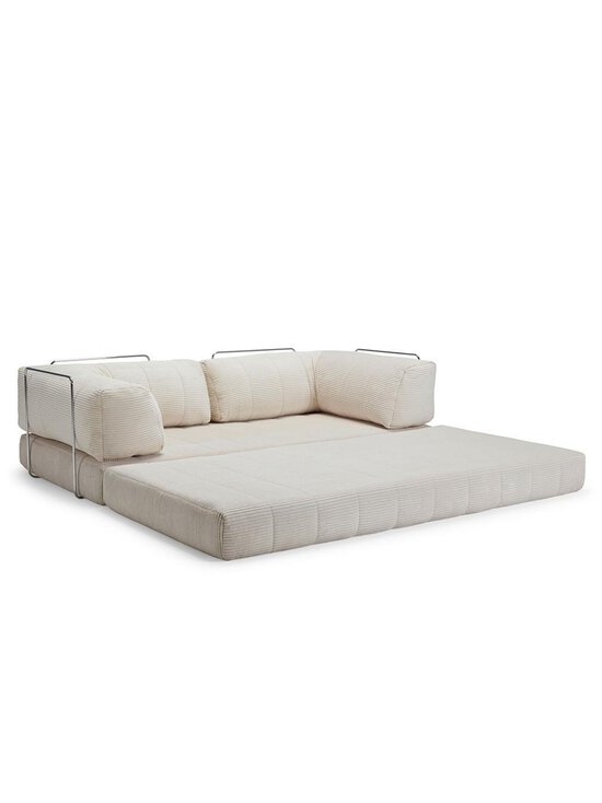 Innovation Living - CozyPad-vuodesohva Corduroy-kangas 594 ivory L 208 cm / käsinojilla - BEIGE | Stockmann - photo 7