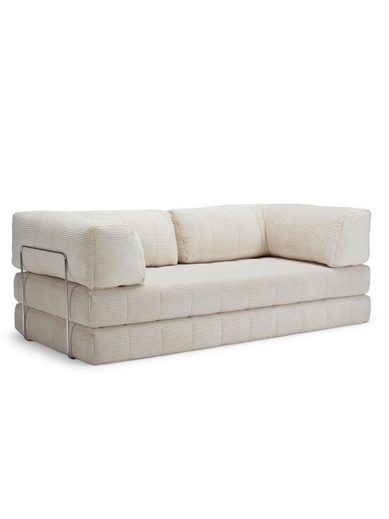 Innovation Living - CozyPad-vuodesohva Corduroy-kangas 594 ivory L 208 cm / käsinojilla - BEIGE | Stockmann - photo 1