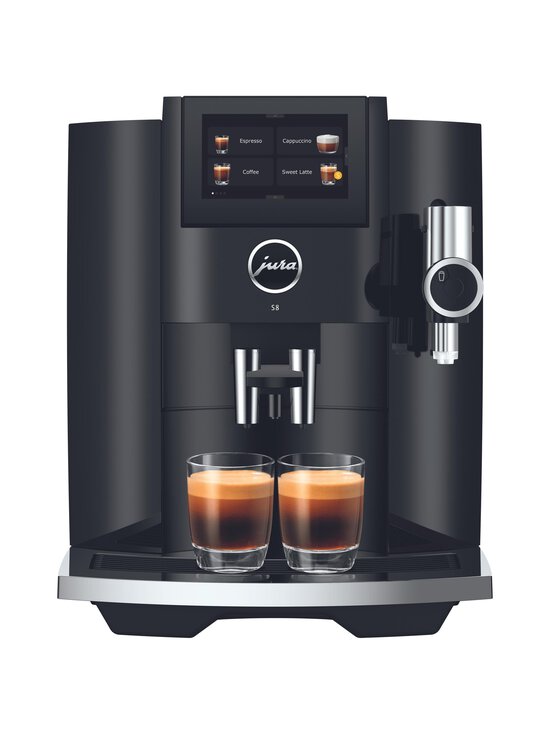 S8 Piano Black -kahvikone