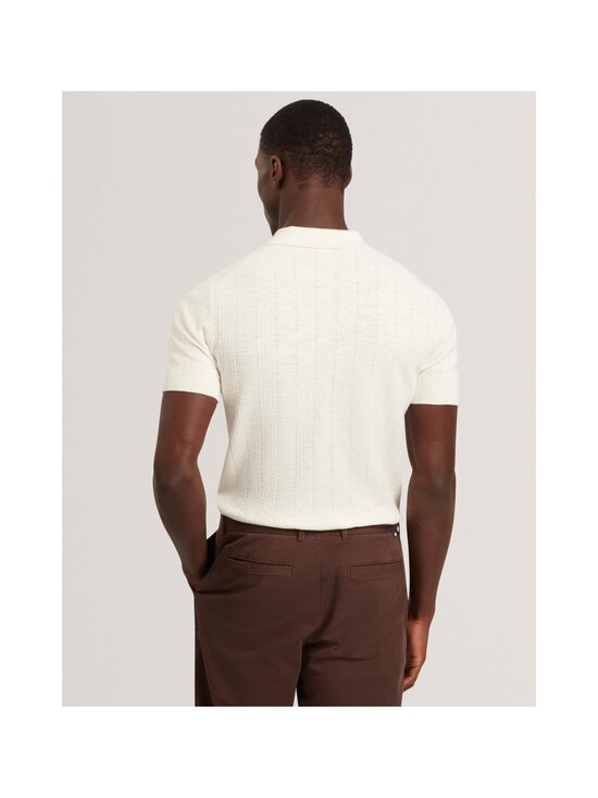 Ted Baker London - Edgardss Mixed Stitch Button Neck -pikeepaita - ECRU | Stockmann - photo 4