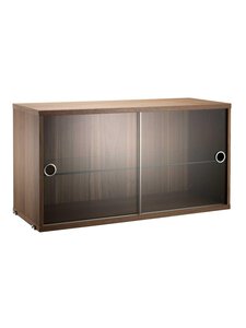 String - String-vitriinikaappi pähkinä 78 x 30 cm - BROWN | Stockmann