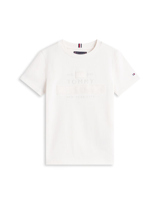 Tommy Hilfiger - Mixed Media Graphic T-krekls - YBH ANCIENT WHITE | Stockmann - photo 1