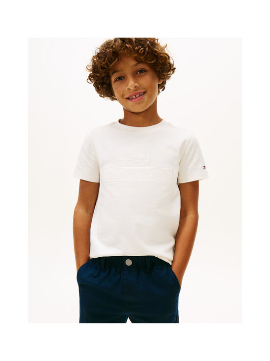 Tommy Hilfiger - Mixed Media Graphic T-krekls - YBH ANCIENT WHITE | Stockmann - photo 3