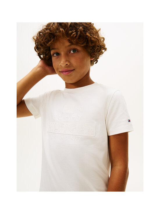 Tommy Hilfiger - Mixed Media Graphic T-krekls - YBH ANCIENT WHITE | Stockmann - photo 4