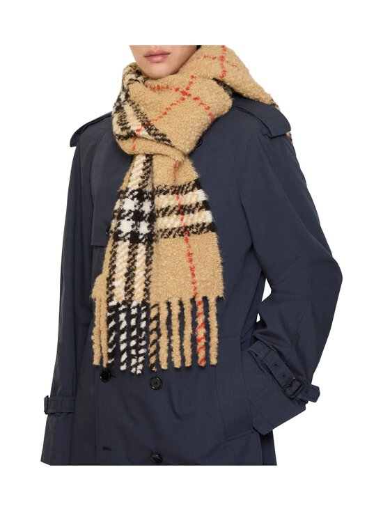 Burberry - Check Bouclé -kaulahuivi - B9719 SAND | Stockmann - photo 10