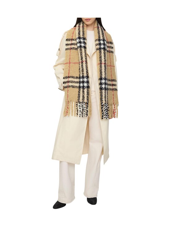Burberry - Check Bouclé -kaulahuivi - B9719 SAND | Stockmann - photo 3