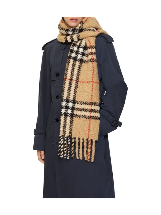 Burberry - Check Bouclé -kaulahuivi - B9719 SAND | Stockmann - photo 9