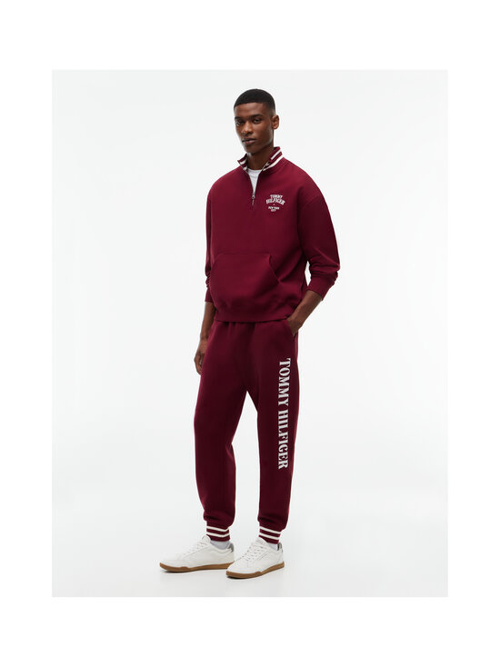 Tommy Hilfiger - Varsity Embroidery Relaxed -collegepaita - VLP BURGUNDY | Stockmann - photo 4