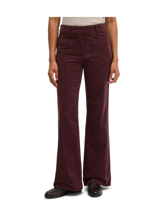 Marc O'Polo - Marthe Flared -vakosamettihousut - 6923 DEEP PLUM | Stockmann - photo 2