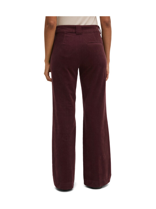 Marc O'Polo - Marthe Flared -vakosamettihousut - 6923 DEEP PLUM | Stockmann - photo 3