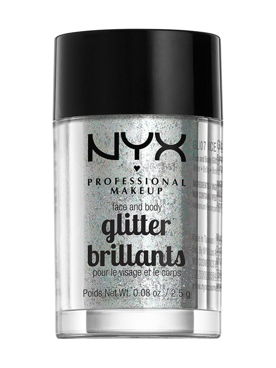 NYX Professional Makeup - Face & Body Glitter -kimalle kasvoille ja vartalolle - 07 ICE - photo 1 NYX Professional Makeup - Face & Body Glitter -kimalle kasvoille ja vartalolle - 07 ICE | Stockmann - photo 1