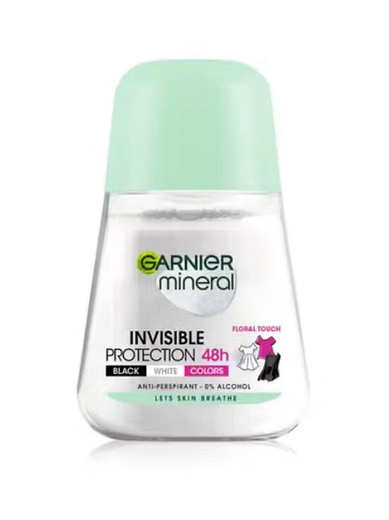 Garnier - Mineral Invisible Black, White & Colors Roll-on -deodorantti 50 ml | Stockmann - photo 1