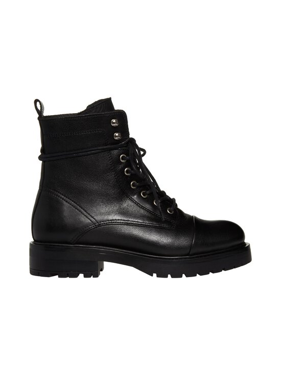 Jana Wool Leather Ankle Boots