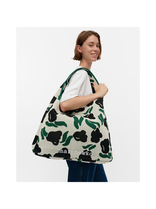 Marimekko - Kott Lemmitty Shoulder Large - 169 OFF WHITE, DARK GREEN, BLACK | Stockmann - photo 4