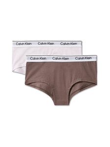 Calvin Klein Kids - Shorty-alushousut 2-pack - 0TF IRON / ORCHIDICE | Stockmann