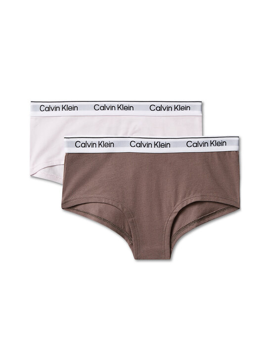 Calvin Klein Kids - Shorty-alushousut 2-pack - 0TF IRON / ORCHIDICE | Stockmann - photo 1