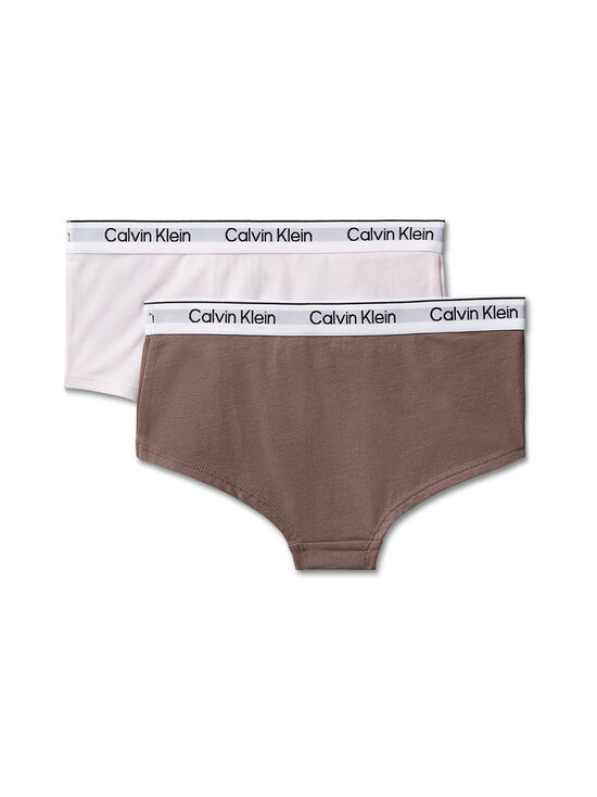 Calvin Klein Kids - Shorty-alushousut 2-pack - 0TF IRON / ORCHIDICE | Stockmann - photo 2